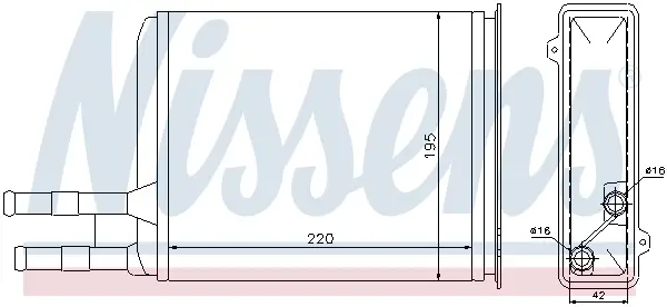 NISSENS 73984 - Wärmetauscher, Innenraumheizung Jetzt Kaufen