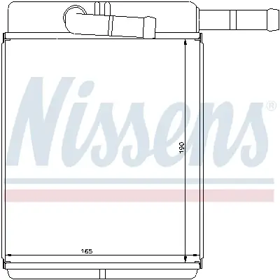 Super-Preis NISSENS 77522 - Wärmetauscher, Innenraumheizung