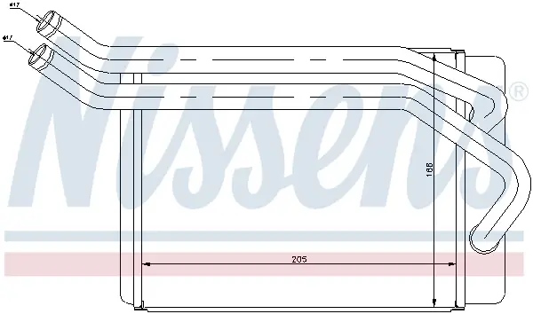 NISSENS 77614 - Wärmetauscher, Innenraumheizung Versand Am Gleichen Tag