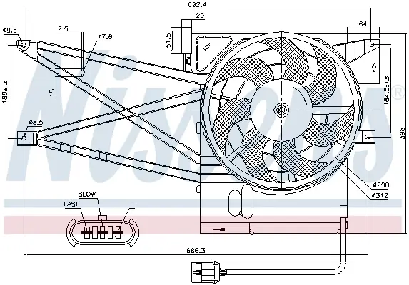 NISSENS 85017 - Lüfter, Motorkühlung Online Kaufen