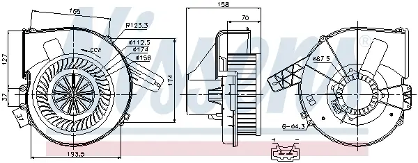 NISSENS 87028 - Innenraumgebläse Must-Have