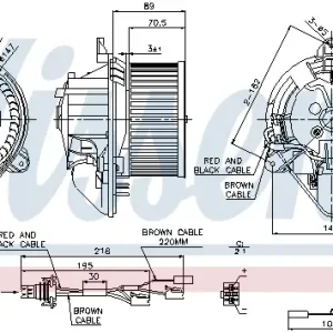 Sonderaktion NISSENS 87042 - Innenraumgebläse