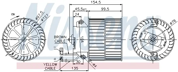 Sofort Bestellen NISSENS 87057 - Innenraumgebläse
