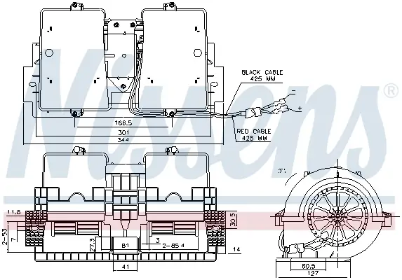 NISSENS 87140 - Innenraumgebläse Meistverkauft