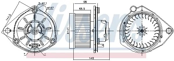 Sonderaktion NISSENS 87168 - Innenraumgebläse