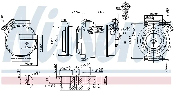 Bestpreis NISSENS 89592 - Kompressor, Klimaanlage - ** FIRST FIT **