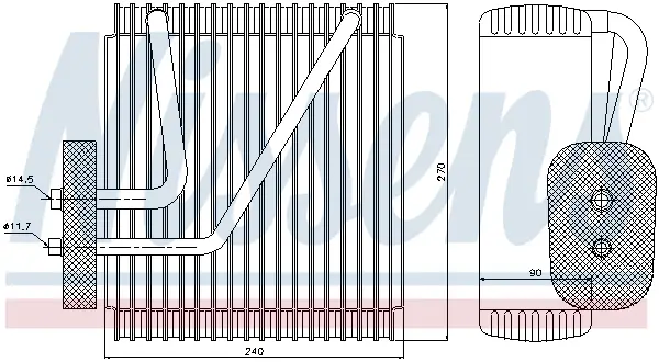 NISSENS 92161 - Verdampfer, Klimaanlage Beliebt