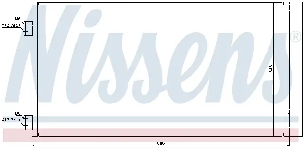 Ausverkauf NISSENS 940204 - Kondensator, Klimaanlage - ** FIRST FIT **