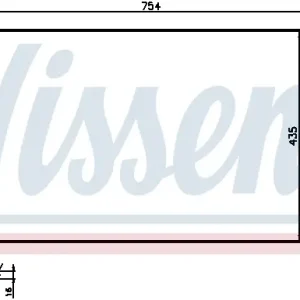 Echt NISSENS 940269 - Kondensator, Klimaanlage