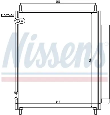 NISSENS 940284 - Kondensator, Klimaanlage Preisknaller