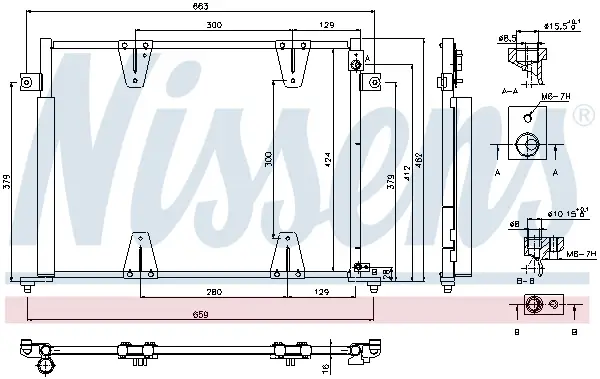 NISSENS 940373 - Kondensator, Klimaanlage - ** FIRST FIT ** Markenprodukt