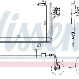 Neue Ware NISSENS 940387 - Kondensator, Klimaanlage