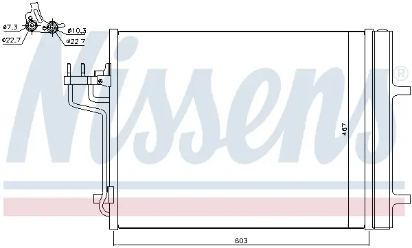 Preis Gesenkt NISSENS 940398 - Kondensator, Klimaanlage - ** FIRST FIT **