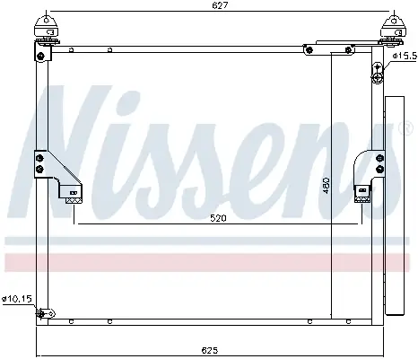 Expressversand NISSENS 940508 - Kondensator, Klimaanlage