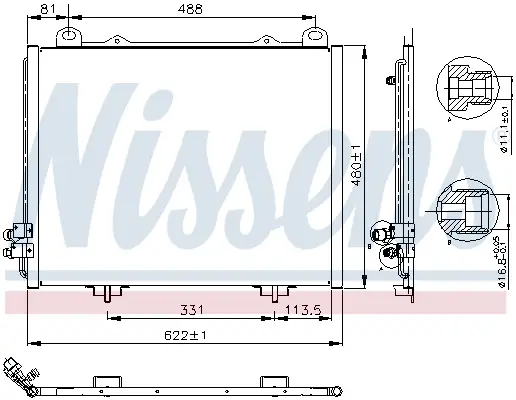 NISSENS 94285 - Kondensator, Klimaanlage - ** FIRST FIT ** Beliebt