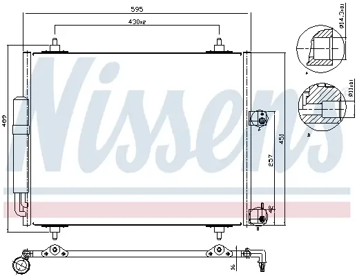 NISSENS 94609 - Kondensator, Klimaanlage Bestseller