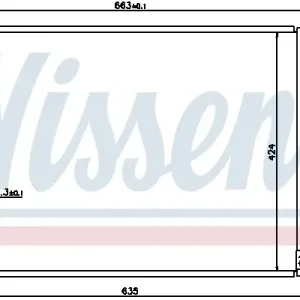 Saisonangebot NISSENS 94636 - Kondensator, Klimaanlage