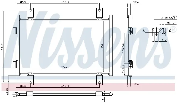 NISSENS 94712 - Kondensator, Klimaanlage - ** FIRST FIT ** Top-Seller