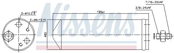 Top-Angebot NISSENS 95323 - Trockner, Klimaanlage