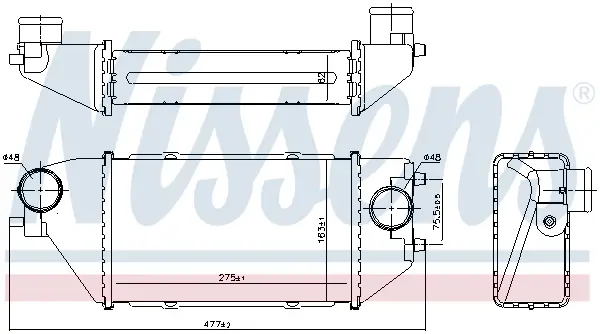 NISSENS 96231 - Ladeluftkühler Must-Have