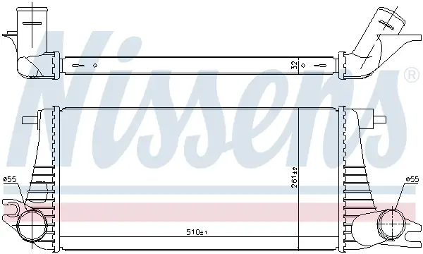 NISSENS 96393 - Ladeluftkühler - ** FIRST FIT ** Rabatt