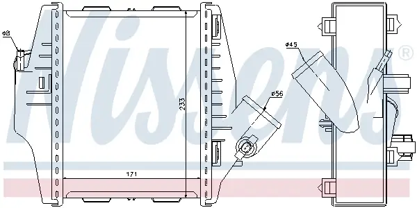 NISSENS 96579 - Ladeluftkühler - ** FIRST FIT ** Solange Der Vorrat Reicht