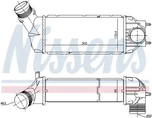 NISSENS 96720 - Ladeluftkühler - ** FIRST FIT ** Garantierte Lieferung