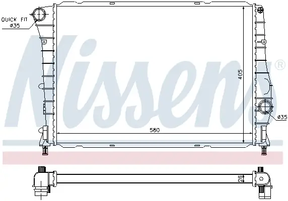 NISSENS 60059 - Kühler, Motorkühlung Online Kaufen