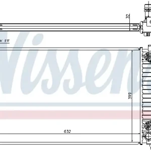 Bestpreis NISSENS 60300A - Kühler, Motorkühlung