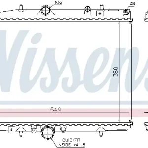 NISSENS 61291A - Kühler, Motorkühlung - ** FIRST FIT ** Schnäppchen