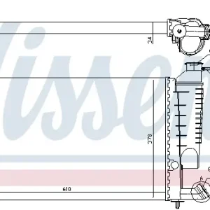 Neu Im Sortiment NISSENS 61318A - Kühler, Motorkühlung - ** FIRST FIT **