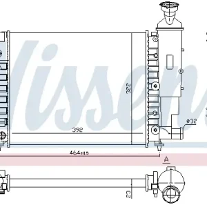 Preiswert NISSENS 61358 - Kühler, Motorkühlung - ** FIRST FIT **