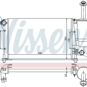 NISSENS 617845 - Kühler, Motorkühlung Günstig