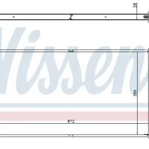 NISSENS 62128 - Kühler, Motorkühlung Preisreduziert