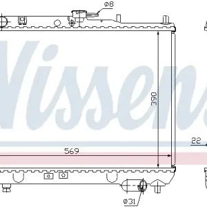 NISSENS 62409A - Kühler, Motorkühlung - ** FIRST FIT ** Zertifiziert