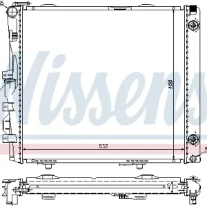 Sofort Bestellen NISSENS 62683A - Kühler, Motorkühlung