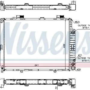 Schnäppchen NISSENS 62691A - Kühler, Motorkühlung