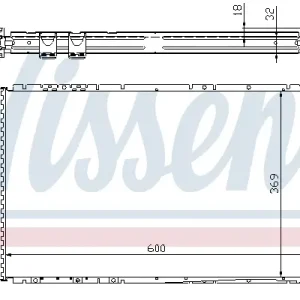 NISSENS 63006A - Kühler, Motorkühlung Günstig