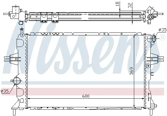 NISSENS 63006A - Kühler, Motorkühlung Günstig