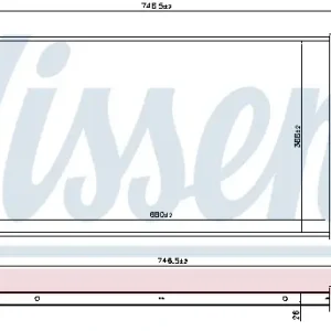 Nur Heute NISSENS 630763 - Kühler, Motorkühlung - ** FIRST FIT **