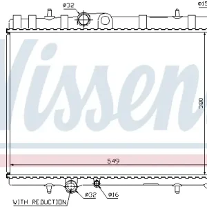 NISSENS 63744A - Kühler, Motorkühlung - ** FIRST FIT ** Neu Im Sortiment