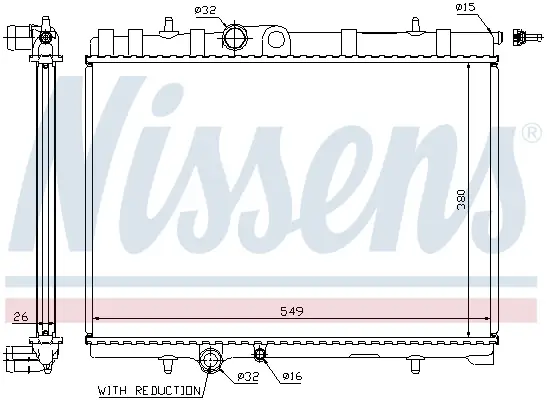 NISSENS 63744A - Kühler, Motorkühlung - ** FIRST FIT ** Neu Im Sortiment