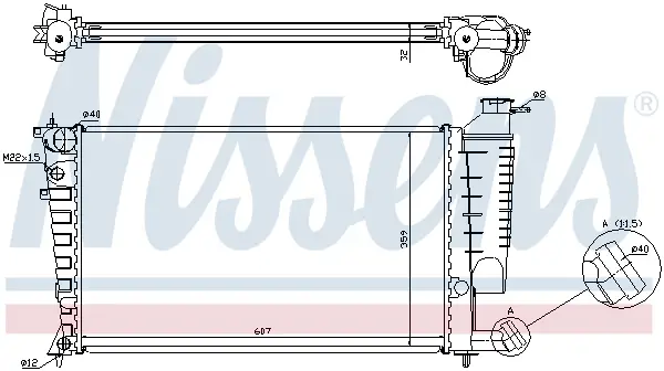 NISSENS 63512A - Kühler, Motorkühlung - ** FIRST FIT ** Bestseller