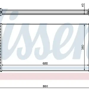Heißes Angebot NISSENS 637619 - Kühler, Motorkühlung