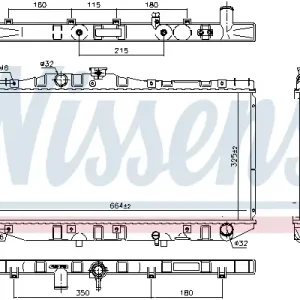 NISSENS 64713 - Kühler, Motorkühlung - ** FIRST FIT ** Preisknaller