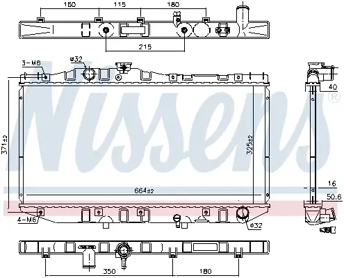 NISSENS 64713 - Kühler, Motorkühlung - ** FIRST FIT ** Preisknaller