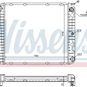 Saisonangebot NISSENS 65525A - Kühler, Motorkühlung