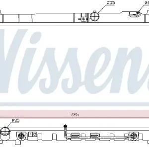 Angebot NISSENS 67036 - Kühler, Motorkühlung