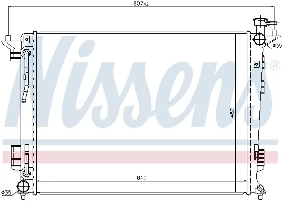 Angebot NISSENS 67514 - Kühler, Motorkühlung