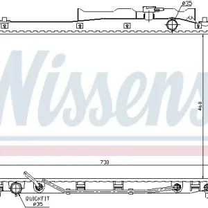 Top-Preis NISSENS 67528 - Kühler, Motorkühlung